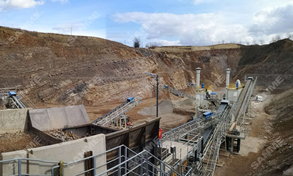 疫情擋不住中國產品走向歐洲 山美股份提供成套設備的骨料生產線調試投產，產量超預期！