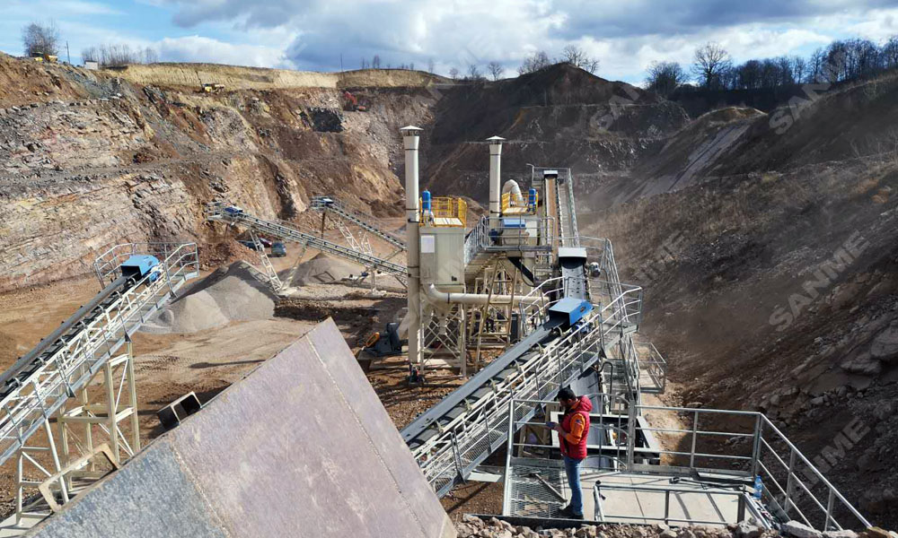 疫情擋不住中國產品走向歐洲 山美股份提供成套設備的骨料生產線調試投產，產量超預期！