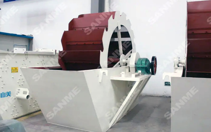 高效輪式洗砂機(jī)，洗凈度高，產(chǎn)量大！