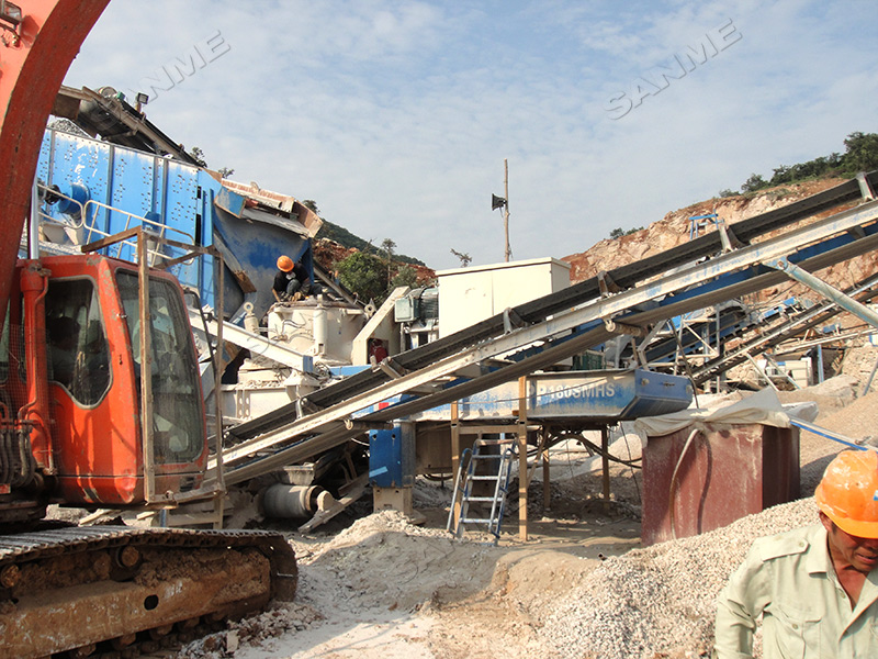 碎石生產(chǎn)線應(yīng)該選擇固定式還是移動式？