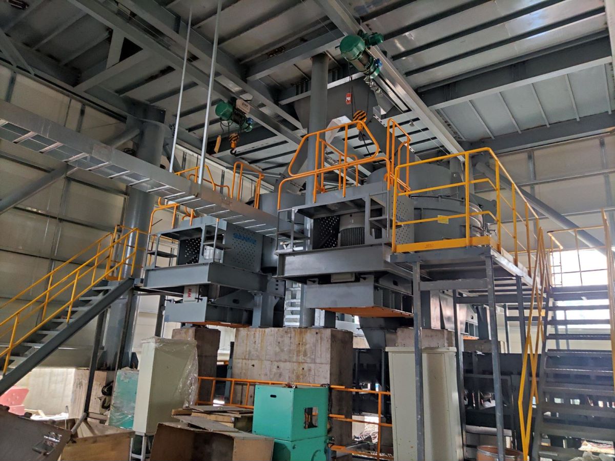 湖南常德澧縣S系列精品樓站式機制砂生產系統