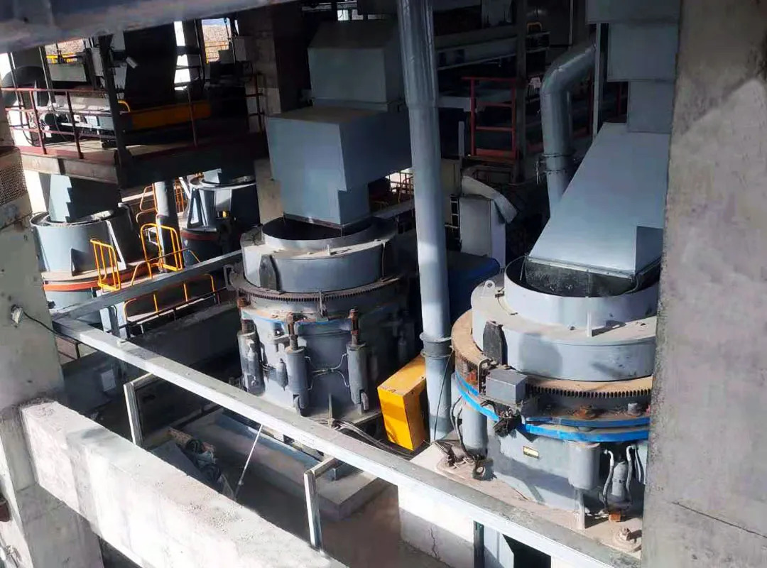 山美E-SMS歐星系列液壓圓錐破碎機施工現場（二）